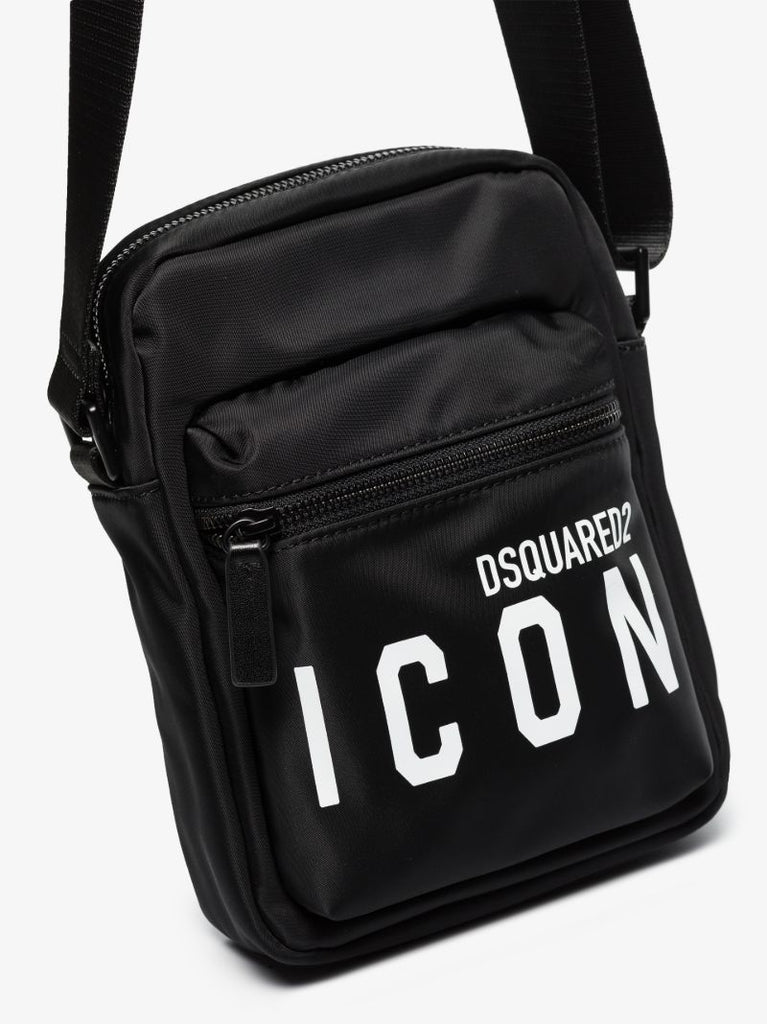 Black Icon Cross Body Bag