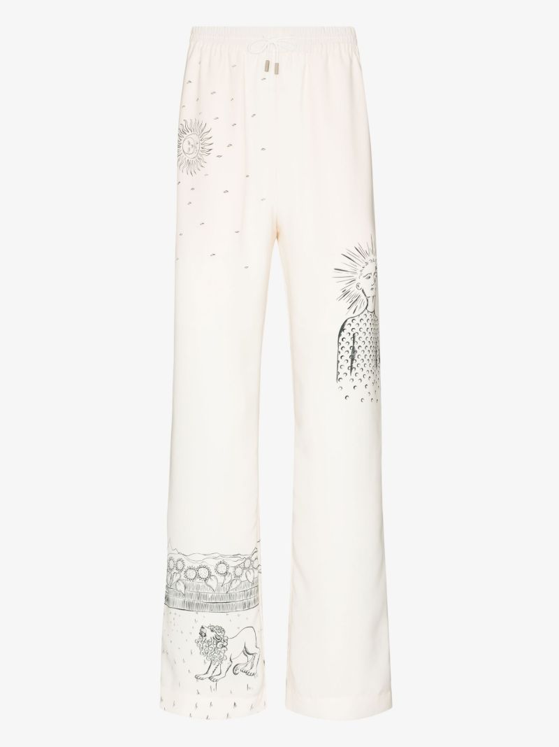 Lunar Reading Print Track Pants