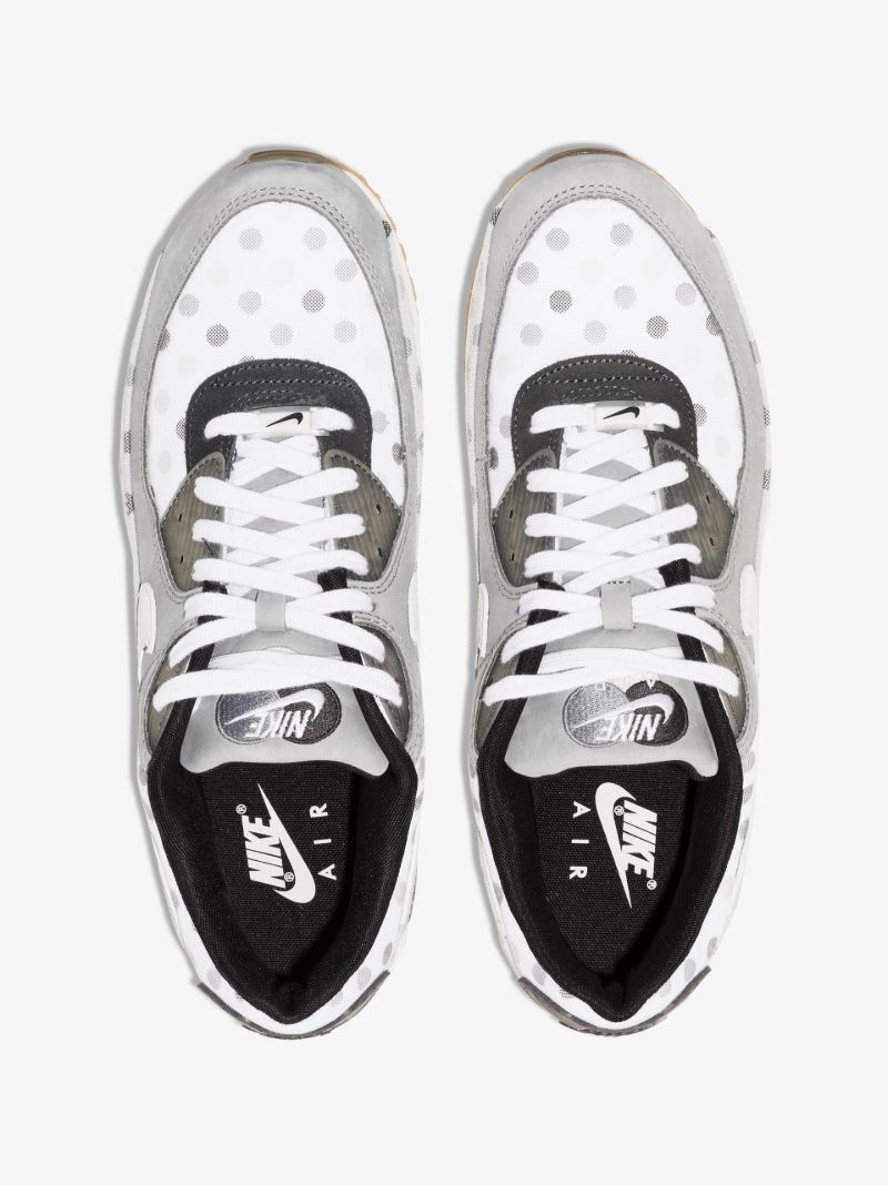 White and Grey Air Max 90 Nrg Sneakers