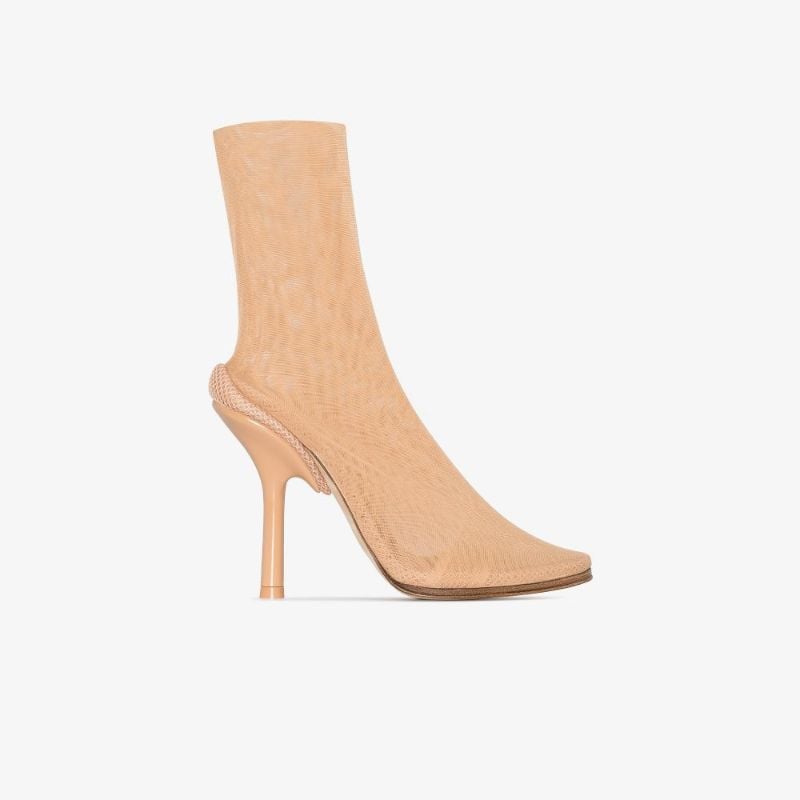 Neutral 110 Stretch Tulle Ankle Boots