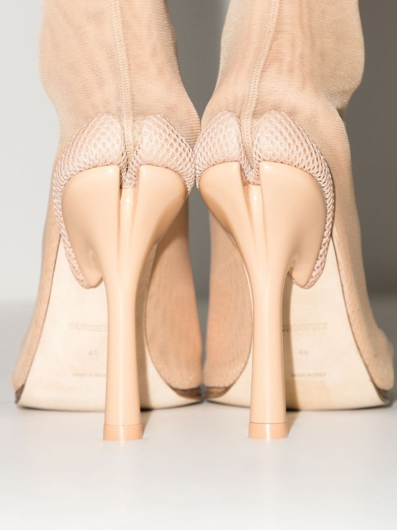 Neutral 110 Stretch Tulle Ankle Boots