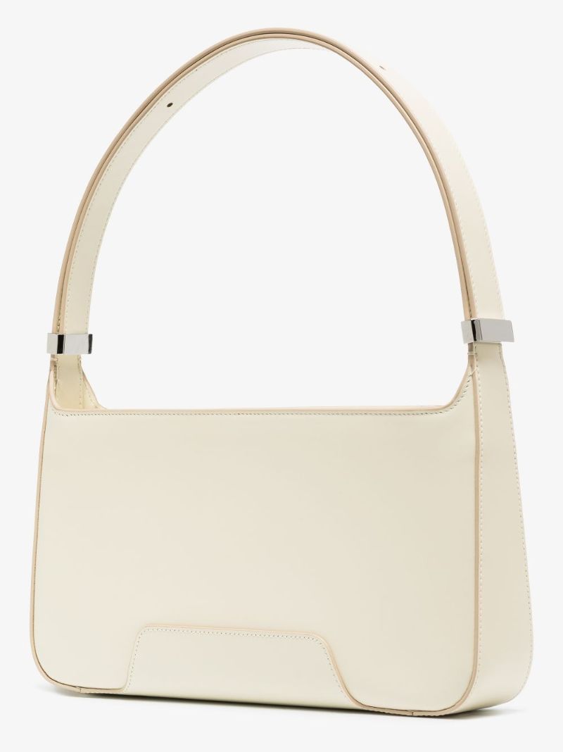 White Tb Medium Leather Shoulder Bag