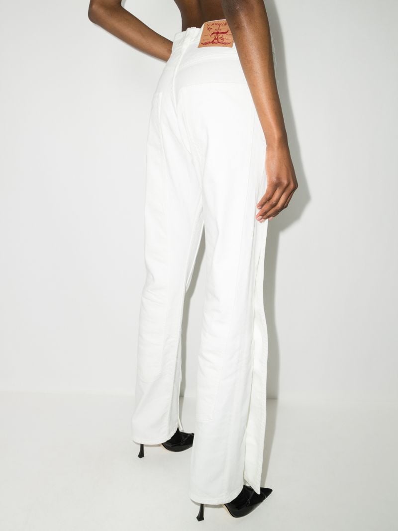Panelled High Waist Jeans