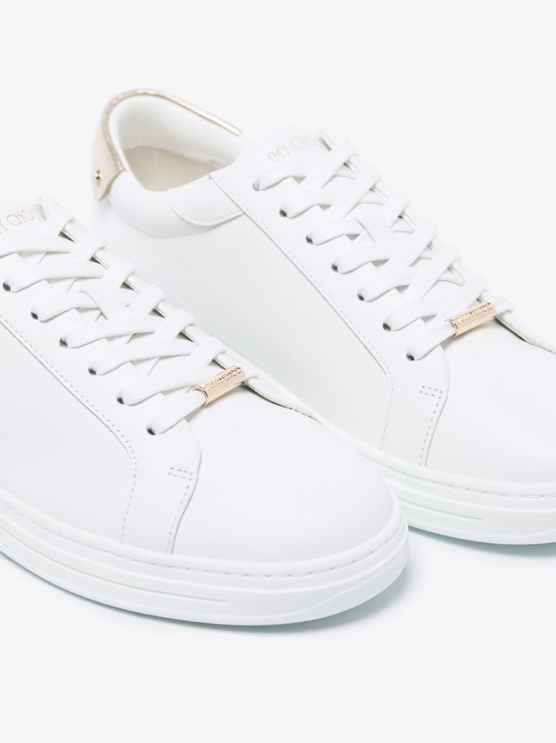 White Rome/f Leather Sneakers