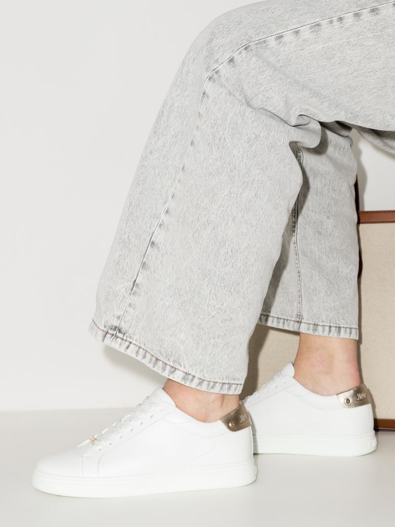 White Rome/f Leather Sneakers