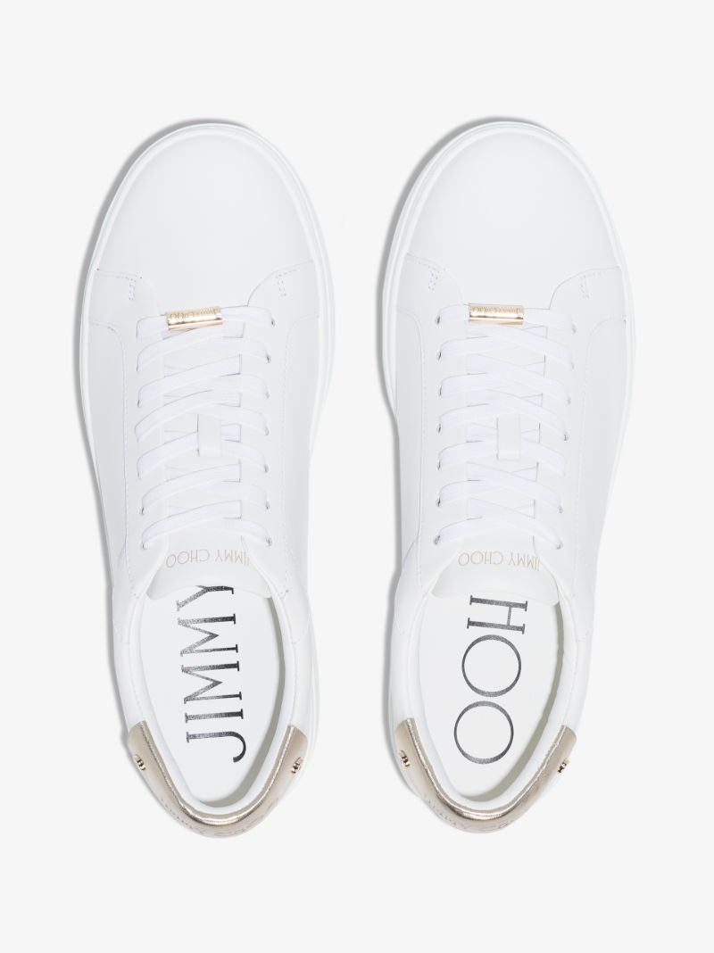 White Rome/f Leather Sneakers