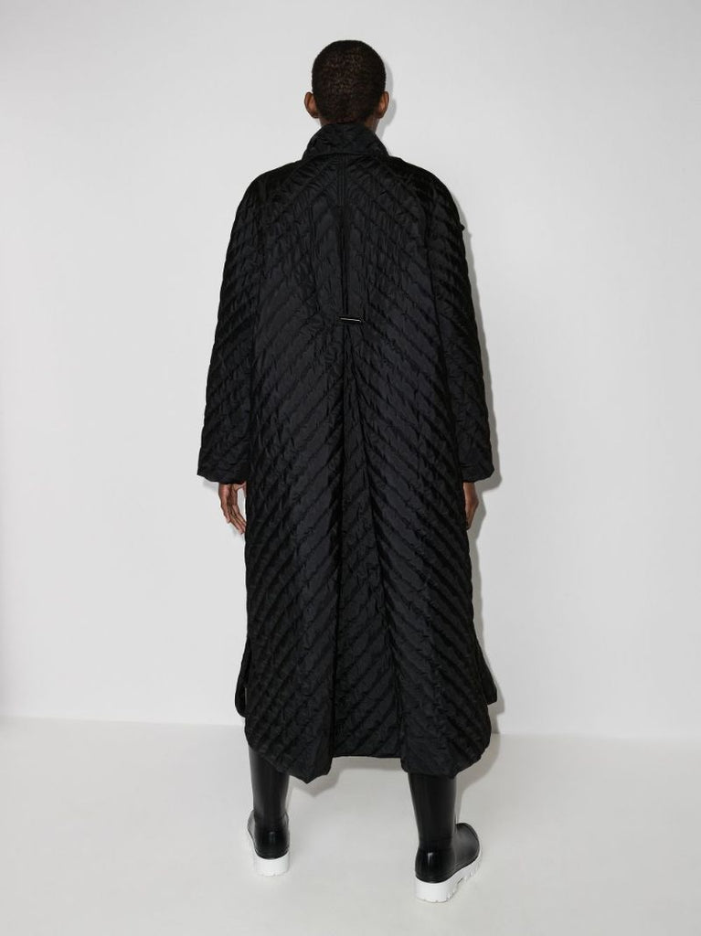 High Neck Quilted Coat