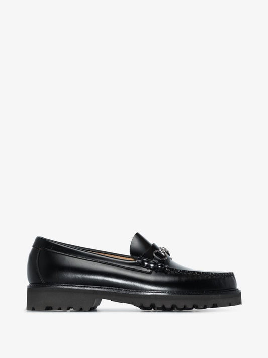 Black Ã¢â_x0082_¬Ë_x009c_90s Lincoln Leather Loafers