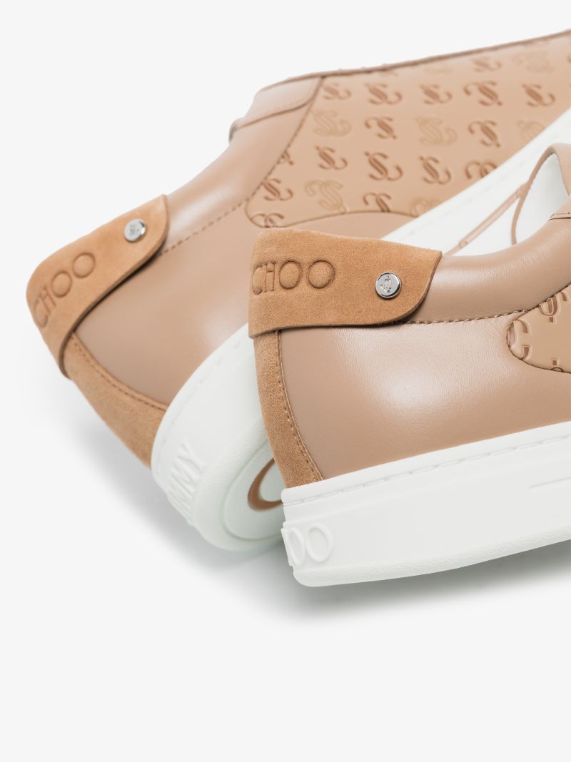 Brown Rome/f Leather Sneakers