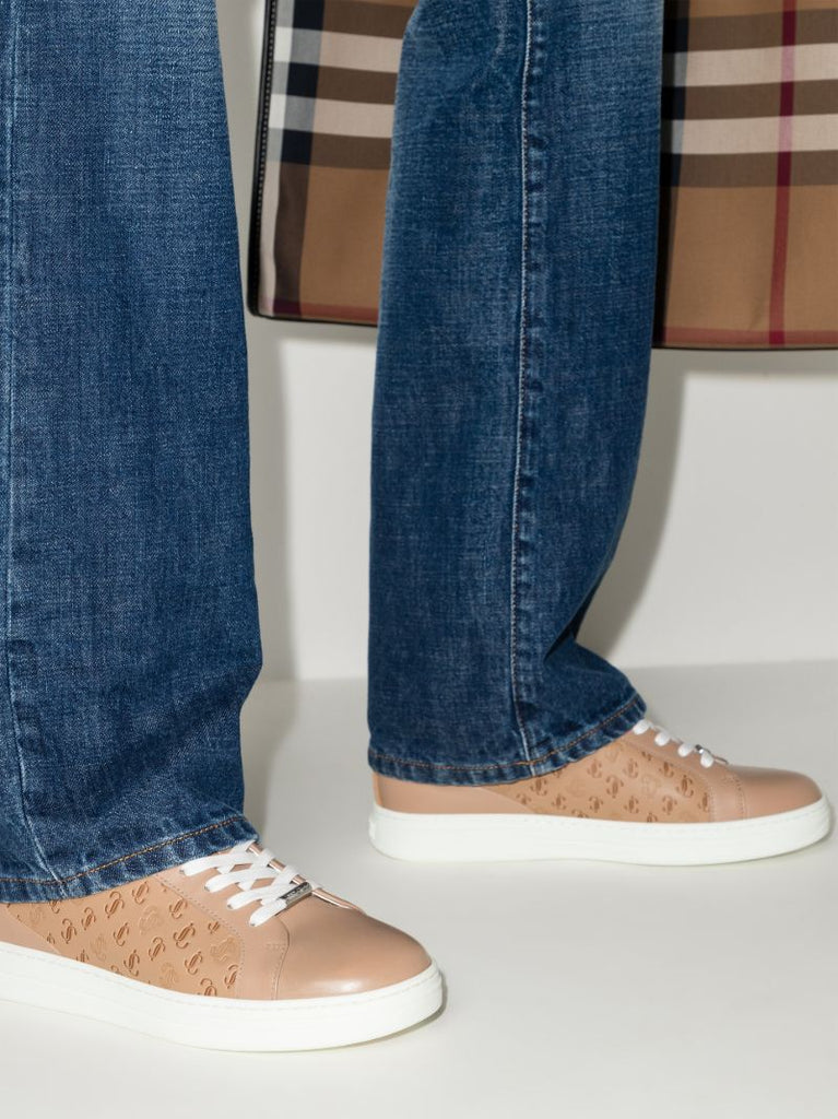 Brown Rome/f Leather Sneakers