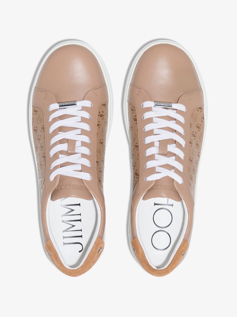 Brown Rome/f Leather Sneakers