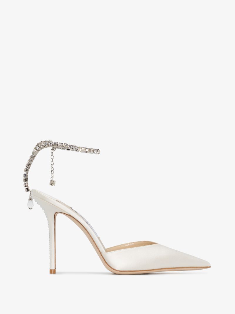 Neutral Saeda 100 Crystal Satin Pumps