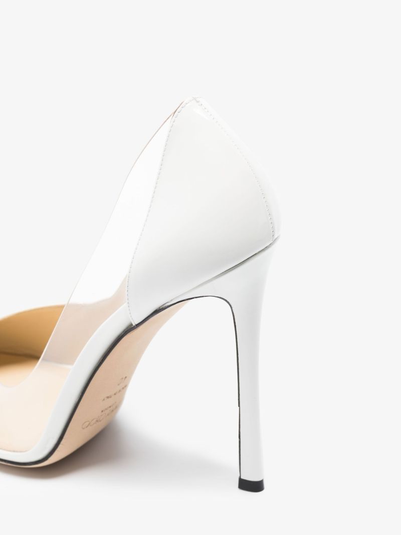 White Cass 110 Leather Pumps