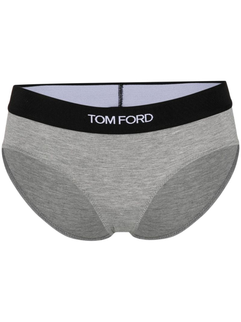Grey Logo Briefs