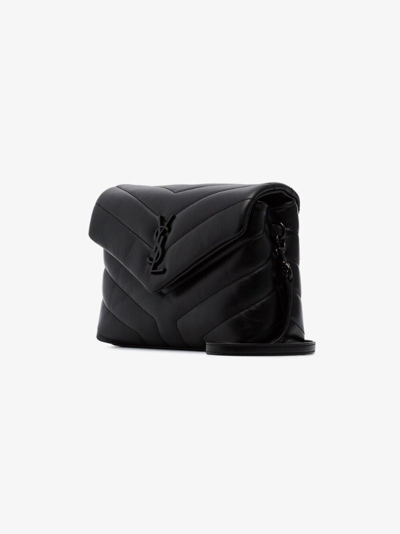 Black Loulou Toy Leather Shoulder Bag