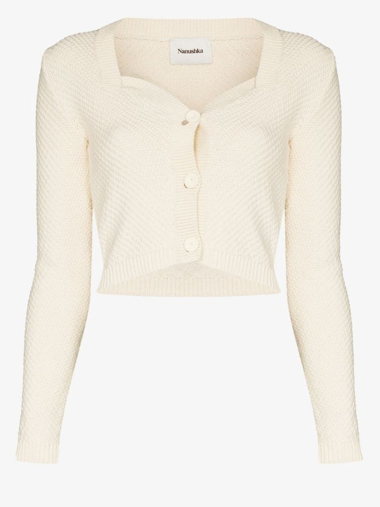 Kaya Sweetheart-neck Cardigan