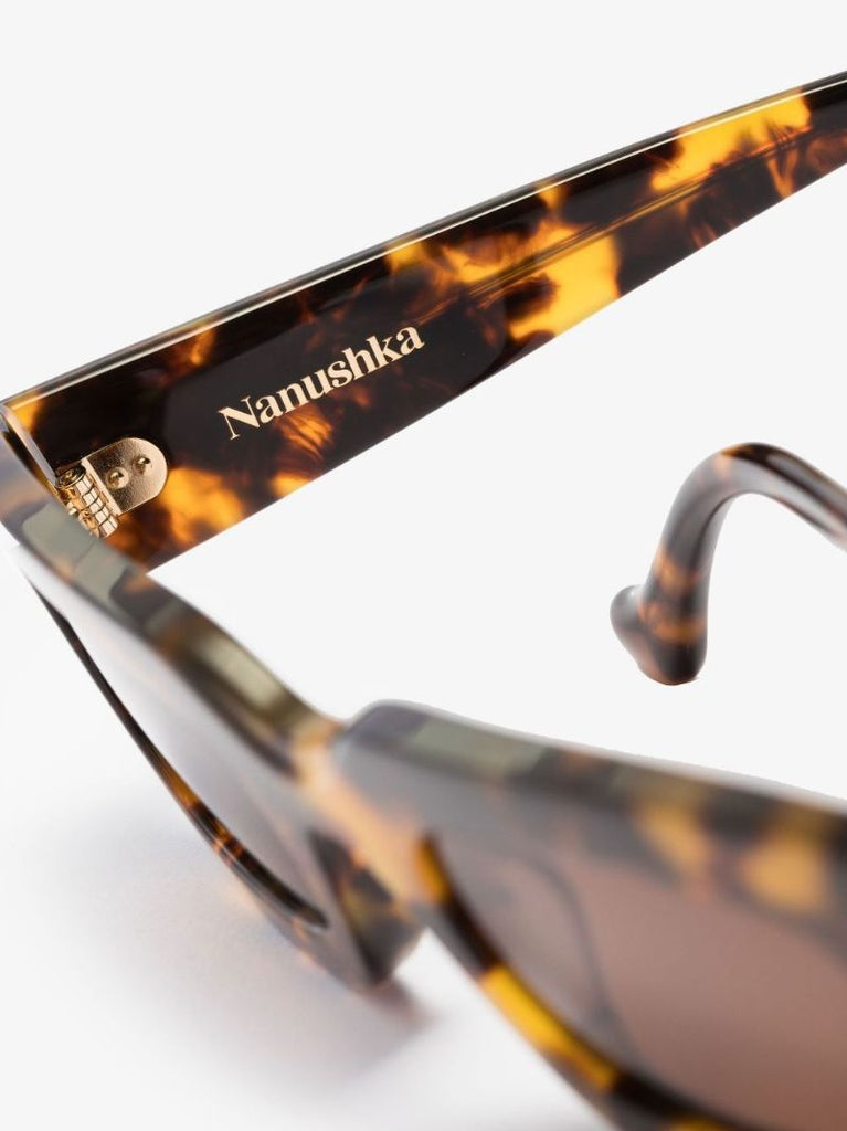 Brown Kadee Rectangle Sunglasses