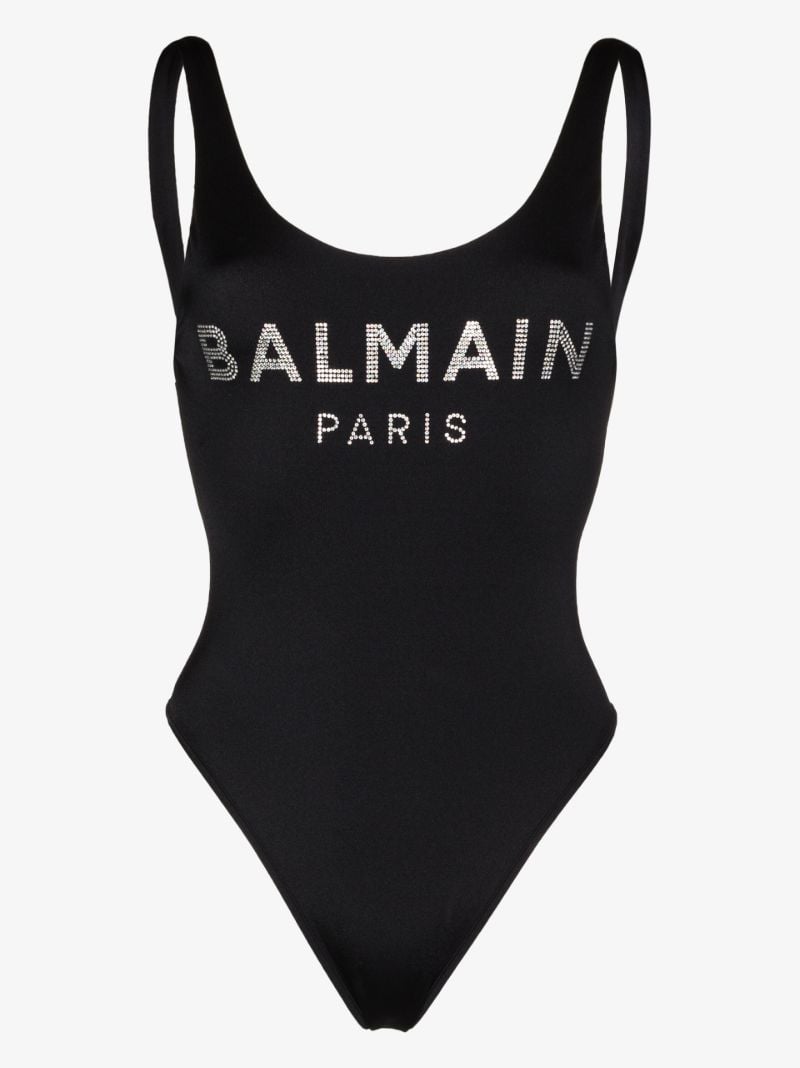 Logo Print Swimsuit