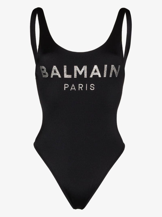 Logo Print Swimsuit