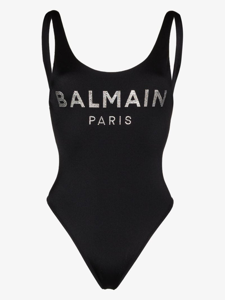 Logo Print Swimsuit