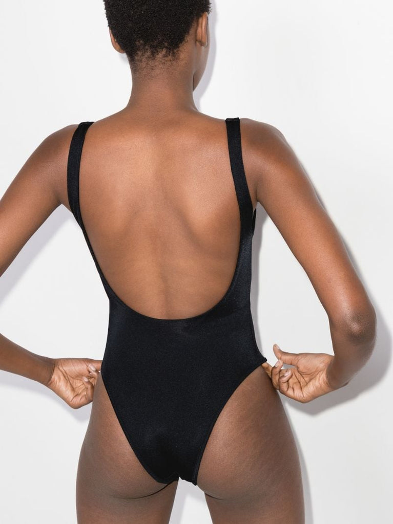 Logo Print Swimsuit