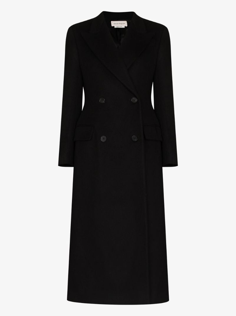 Double-breasted Wool Coat