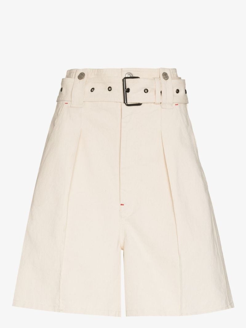 Delilaz Wide Leg Cotton Shorts