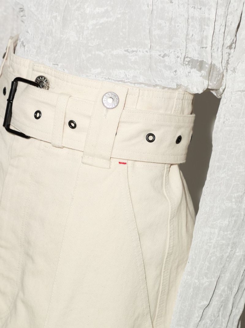 Delilaz Wide Leg Cotton Shorts