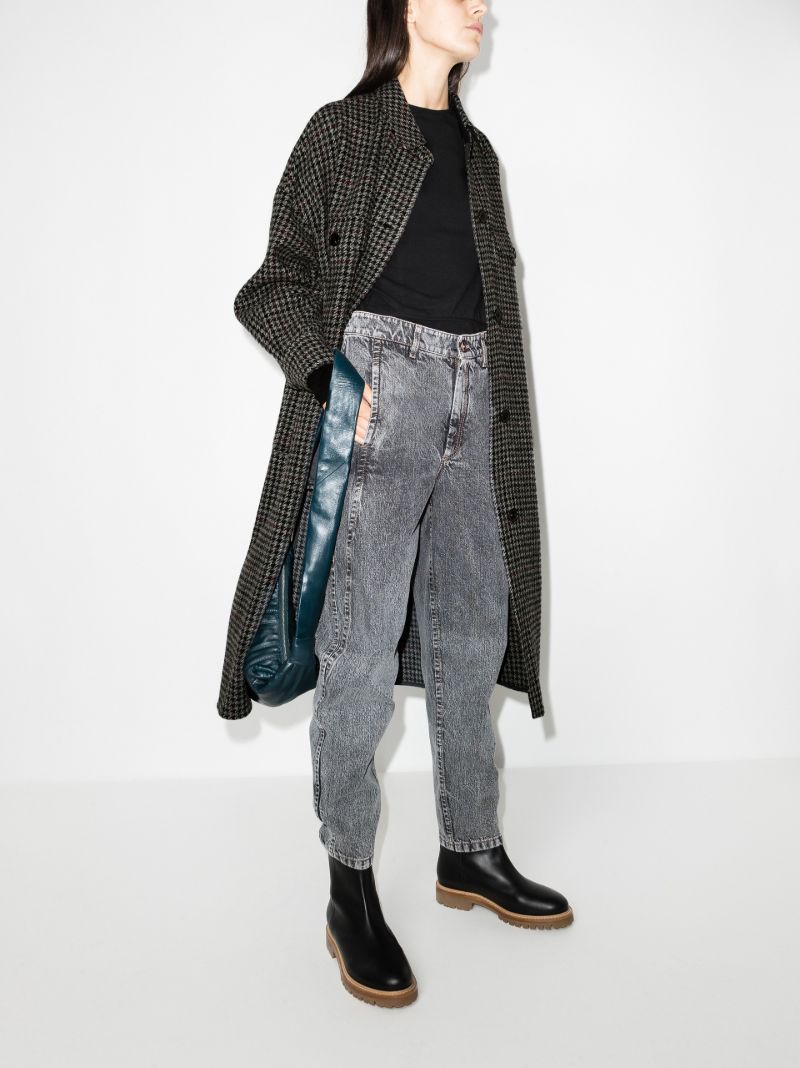 Fontiali Checked Virgin Wool Coat