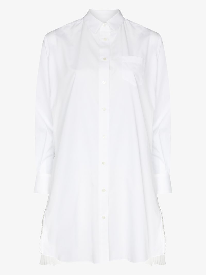 Side Zip Shirt Dress
