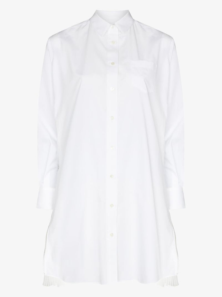Side Zip Shirt Dress