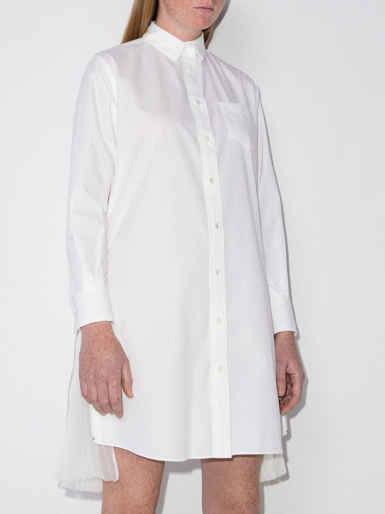Side Zip Shirt Dress
