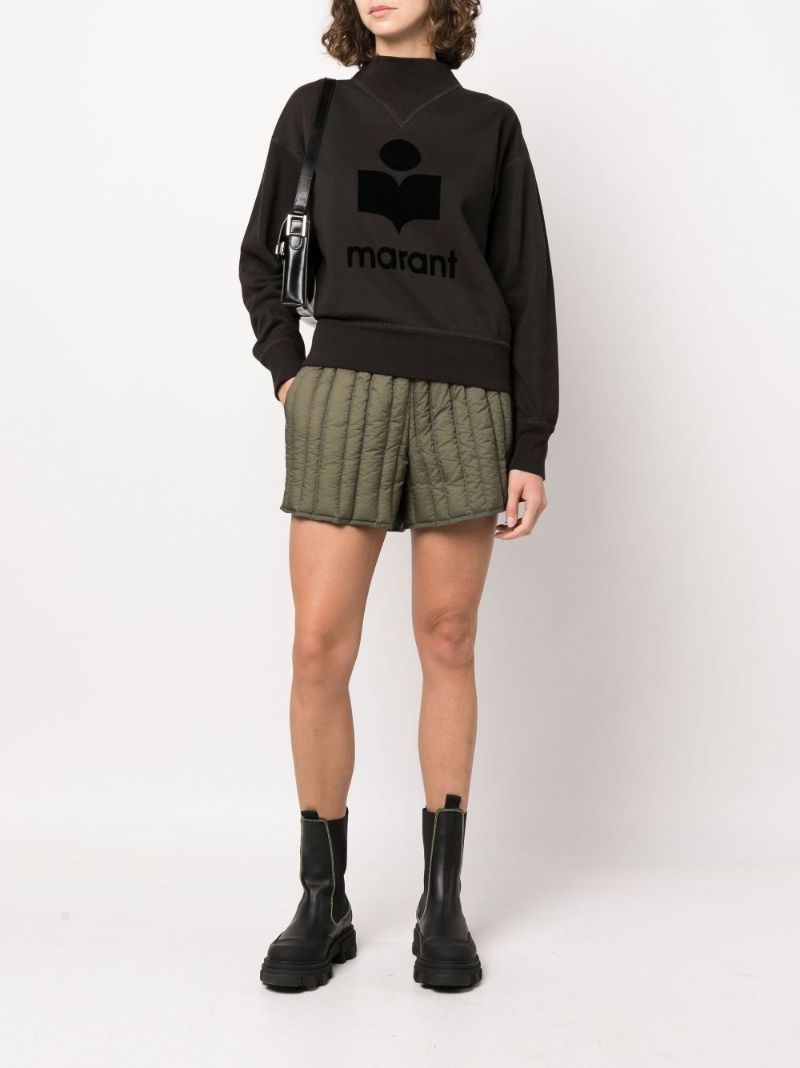 Black Moby Logo Cotton Sweatshirt
