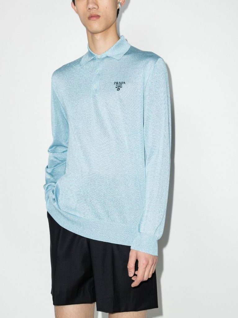 Logo Knitted Polo Shirt