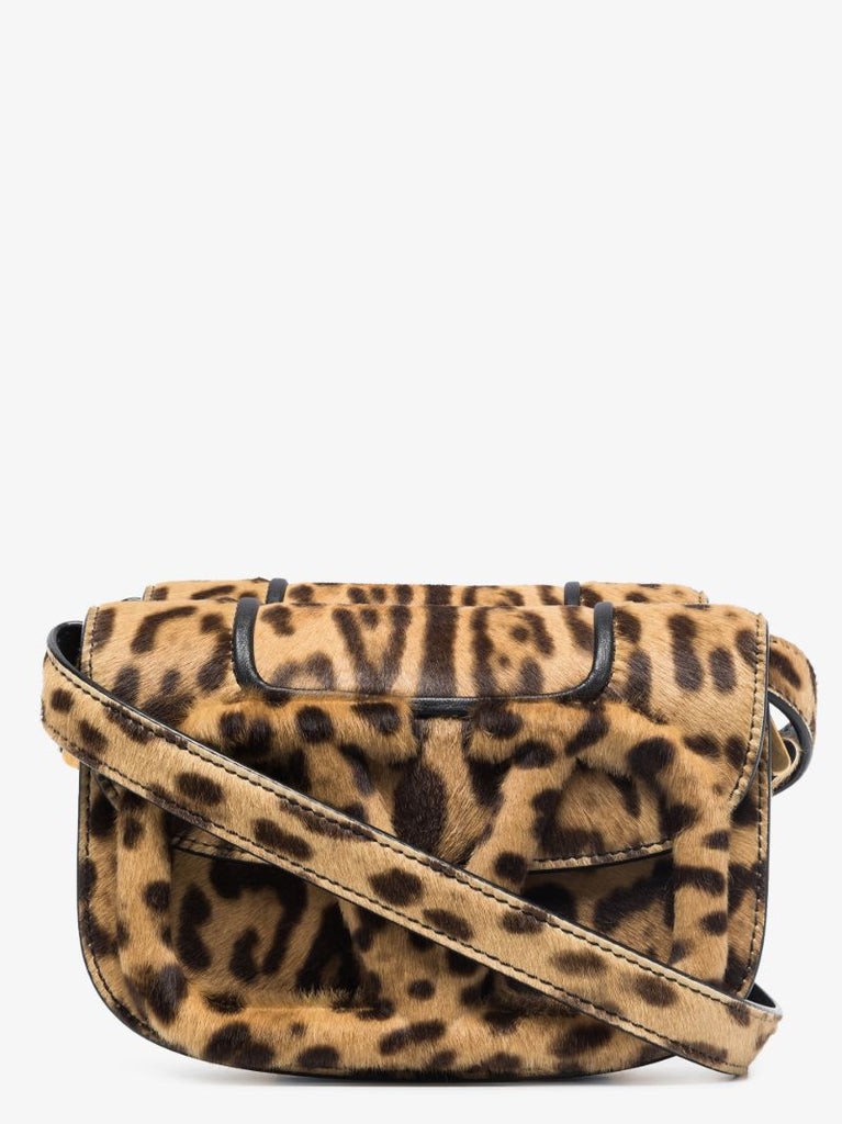 Neutral Vlogo Leopard Print Shoulder Bag