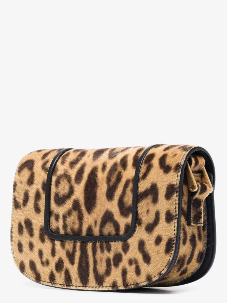 Neutral Vlogo Leopard Print Shoulder Bag