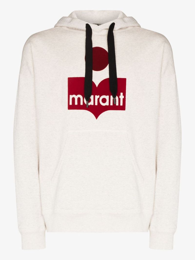 Miley Logo Print Cotton Hoodie