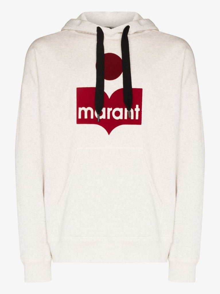 Miley Logo Print Cotton Hoodie