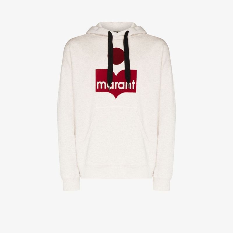 Miley Logo Print Cotton Hoodie