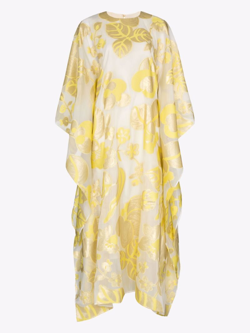 1969 Jacquard Kaftan Dress