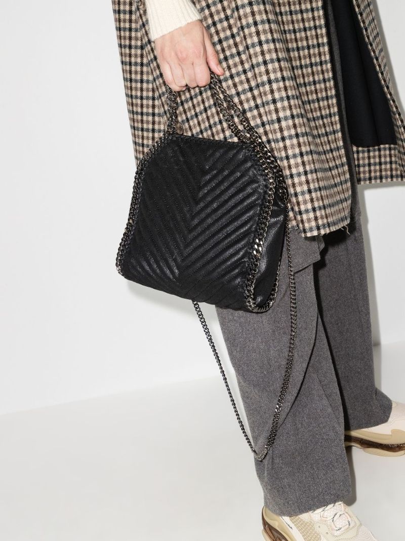 Black Falabella Mini Tote Bag
