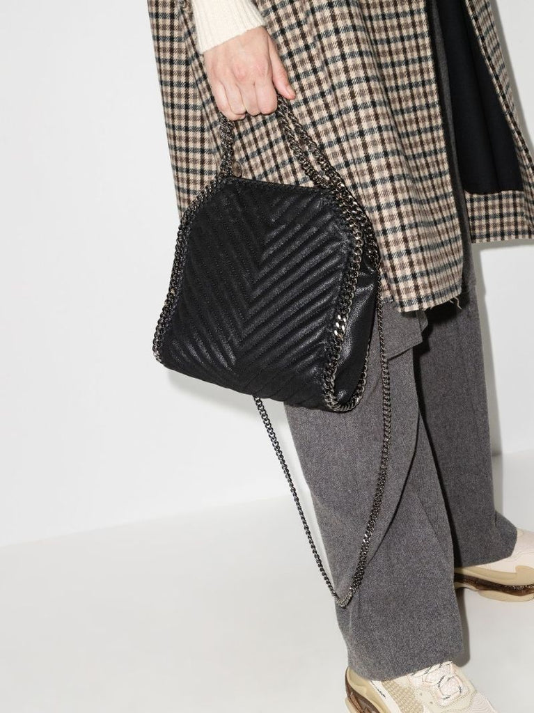 Black Falabella Mini Tote Bag