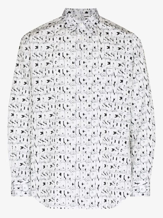 X Kaws Graphic Print Shirt