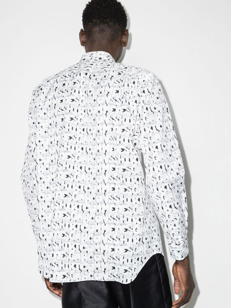 X Kaws Graphic Print Shirt
