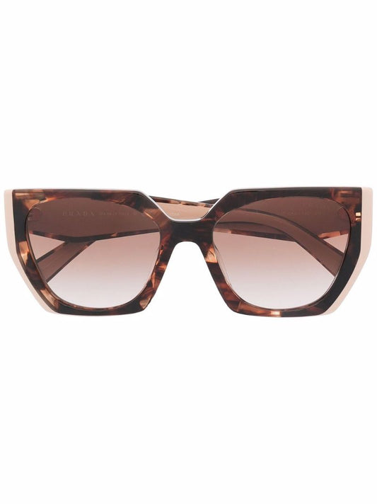 Brown Tortoiseshell Oversized-frame Sunglasses
