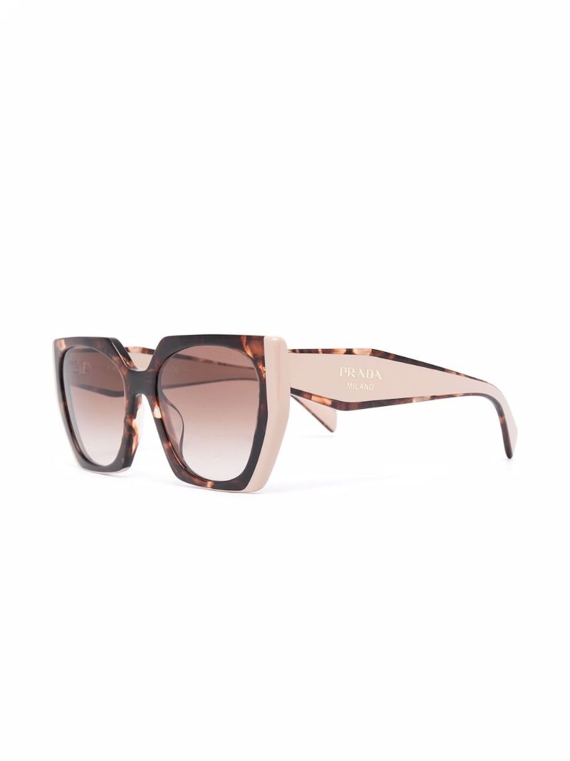 Brown Tortoiseshell Oversized-frame Sunglasses