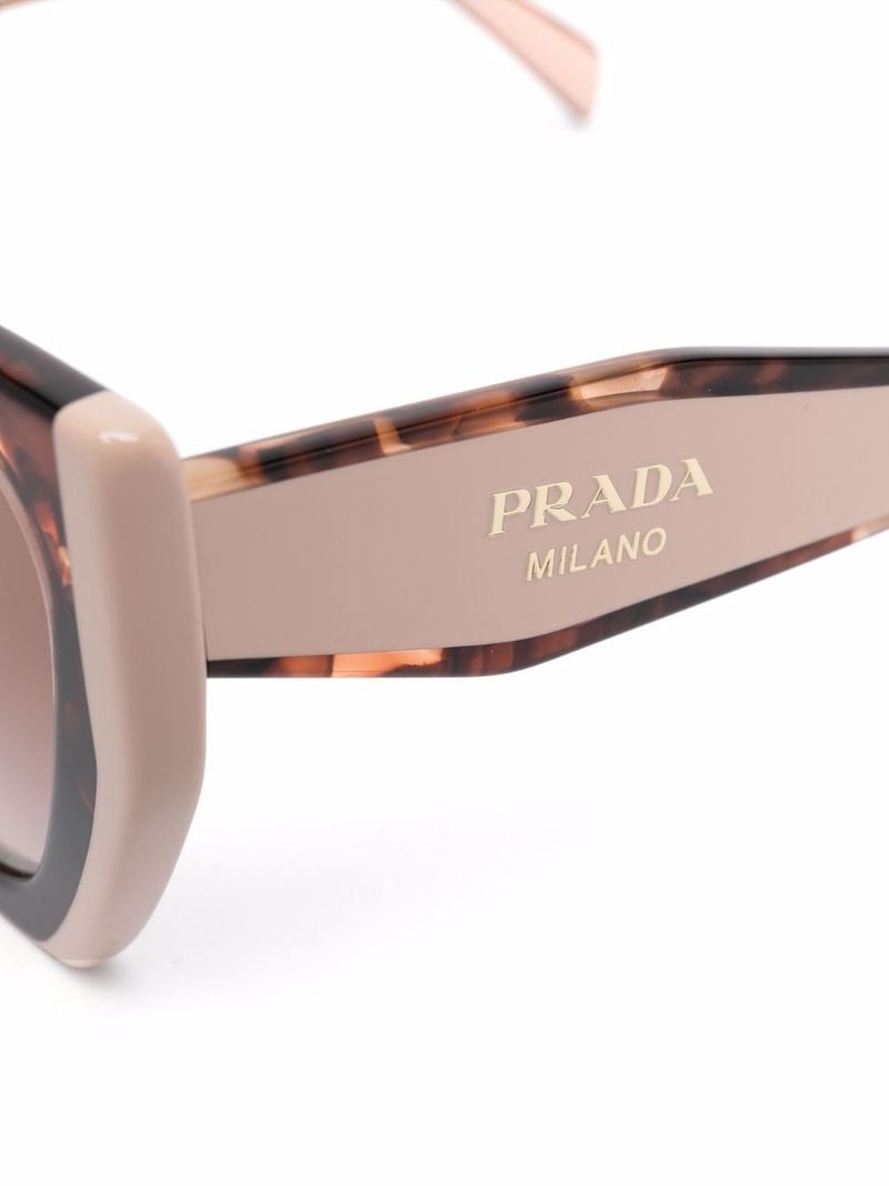 Brown Tortoiseshell Oversized-frame Sunglasses