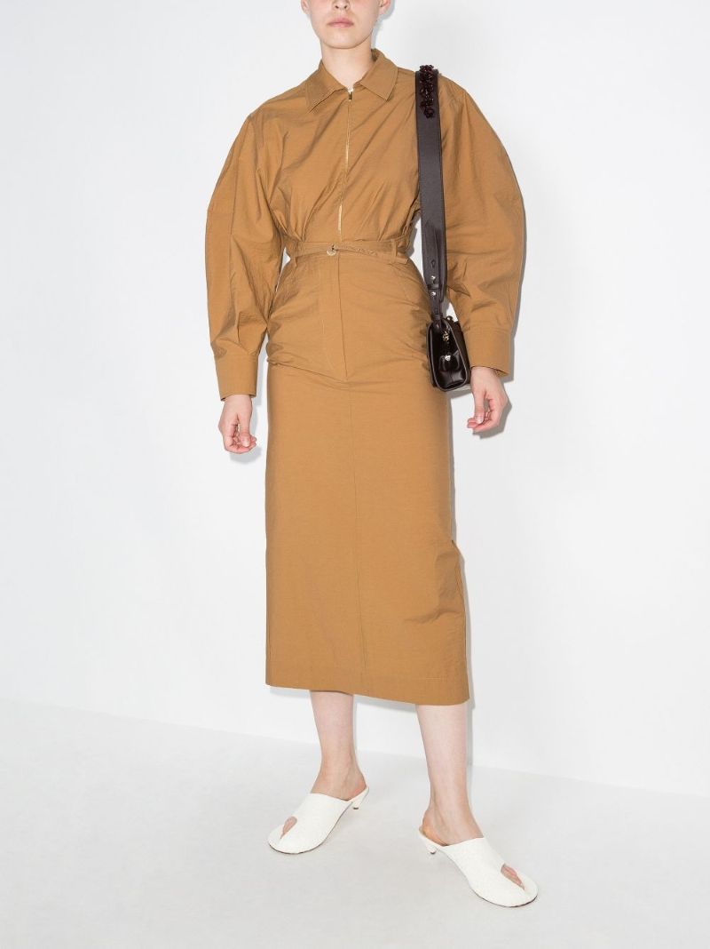 La Robe Uzco Midi Shirt Dress