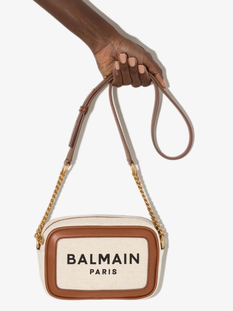 Neutral B-army Canvas Cross Body Bag