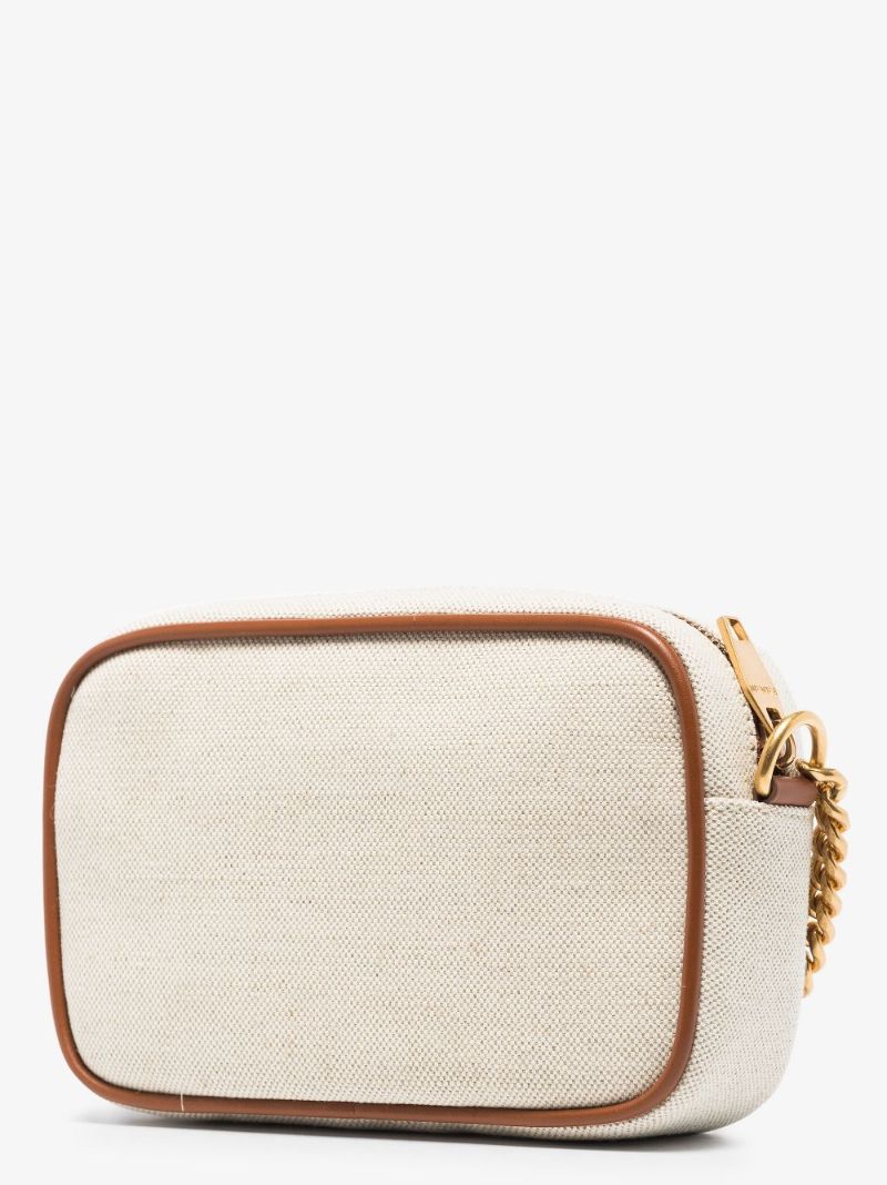 Neutral B-army Canvas Cross Body Bag